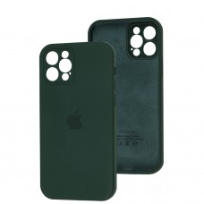 Чехол для iPhone 12 Pro Square Full camera dark green
