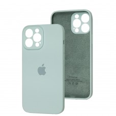 Чехол для iPhone 13 Pro Max Square Full camera light turquoise