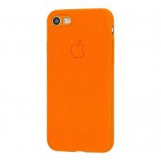Чохол Carbon New для iPhone 7/8 оранжевий