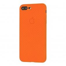 Чохол Carbon New для iPhone 7 Plus / 8 Plus помаранчевий