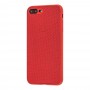 Чохол Carbon New для iPhone 7 Plus / 8 Plus червоний