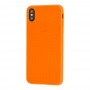 Чохол Carbon New для iPhone Xs Max помаранчевий