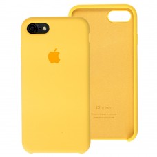Чехол Silicone для iPhone 7 / 8 / SE20 case желтый