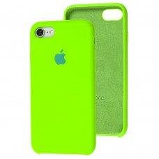 Чохол для iPhone 7 / 8 Silicone case салатовий / neon green