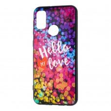 Чехол для Samsung Galaxy M21 / M30s print "hello my love"