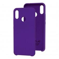 Чехол для Huawei P Smart Plus Wave Silky Soft Touch темно-фиолетовый