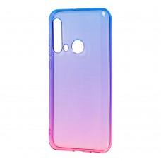 Чехол для Huawei P20 Lite 2019 Gradient Design розово-голубой