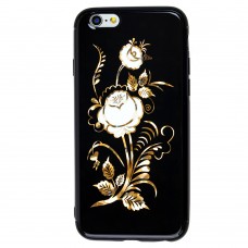 Чехол Glossy Rose для iPhone 6 белая роза