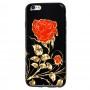 Чохол Glossy Rose для iPhone 6 червона троянда