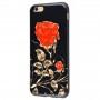 Чохол Glossy Rose для iPhone 6 червона троянда