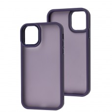 Чехол для iPhone 11 Metal Bezel фиолетовый
