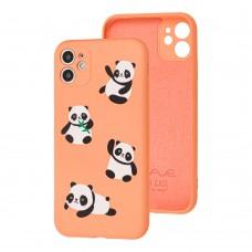Чохол для iPhone 11 Wave Fancy panda / peach