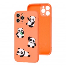 Чехол для iPhone 11 Pro Wave Fancy panda / peach
