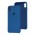 Чехол silicone для iPhone Xs Max case navy blue