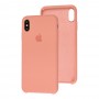 Чохол silicone case для iPhone Xs Max flamingo