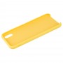 Чохол silicone для iPhone Xs Max case canary yellow
