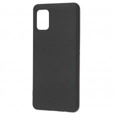 Чохол для Samsung Galaxy A31 (A315) Grid case чорний