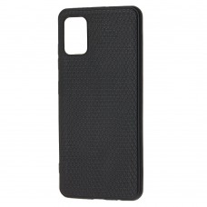 Чехол для Samsung Galaxy A51 (A515) Grid case черный