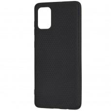 Чохол для Samsung Galaxy A71 (A715) Grid case чорний