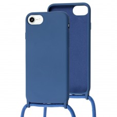 Чохол для iPhone 7 / 8 / SE 20 Lanyard with logo blue cobalt