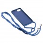 Чехол для iPhone 7 / 8 / SE 20 Lanyard without logo blue cobalt