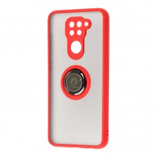 Чехол для Xiaomi Redmi Note 9 LikGus Edging Ring красный