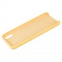 Чехол silicone case для iPhone Xs Max yellow