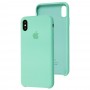 Чехол silicone для iPhone Xs Max case spearmint