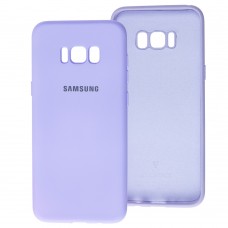 Чохол для Samsung Galaxy S8+ (G955) Silicone Full лавандовий
