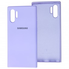 Чехол для Samsung Galaxy Note 10+ (N975) Silicone Full фиалковый