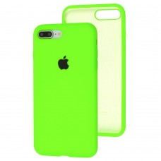 Чохол для iPhone 7 Plus / 8 Plus Silicone Full салатовий / neon green