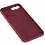 Чохол для iPhone 7 Plus / 8 Silicone Full бордовий / maroon