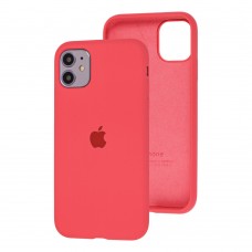 Чохол для iPhone 11 Silicone Full кавуновий / watermelon red