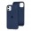 Чохол для iPhone 11 Silicone Full midnight blue