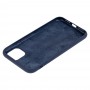 Чохол для iPhone 11 Silicone Full синій / midnight blue