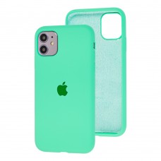Чохол для iPhone 11 Silicone Full зелений / marine green