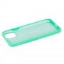 Чехол для iPhone 11 Silicone Full зеленый / marine green