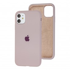 Чохол для iPhone 11 Silicone Full сірий / lavender