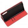 Чехол книжка для Samsung Galaxy A70 (A705) Black magnet красный