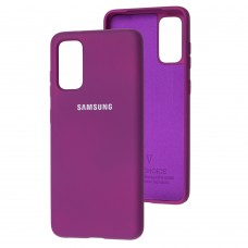 Чехол для Samsung Galaxy S20 (G980) Silicone Full фиолетовый / grape