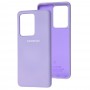 Чехол для Samsung Galaxy S20 Ultra (G988) Silicone Full сиреневый / dasheen