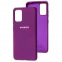 Чохол для Samsung Galaxy S20 Ultra (G988) Silicone Full фіолетовий / grape