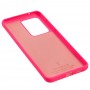 Чохол для Samsung Galaxy S20 Ultra (G988) Silicone Full рожевий