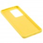 Чохол для Samsung Galaxy S20 Ultra (G988) Silicone Full жовтий