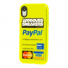 Чехол для iPhone Xr Neon print PayPal