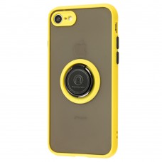 Чохол для iPhone 7/8 LikGus Edging Ring жовтий