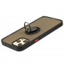 Чохол для iPhone 12 Pro Max LikGus Edging Ring чорний/червоний
