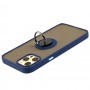 Чохол для iPhone 12 Pro Max LikGus Edging Ring синій