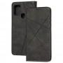 Чохол книжка Business Leather для Samsung Galaxy A21s (A217) чорний