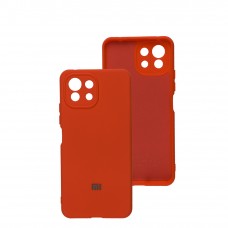 Чехол для Xiaomi Mi 11 Lite Silicone Full camera красный